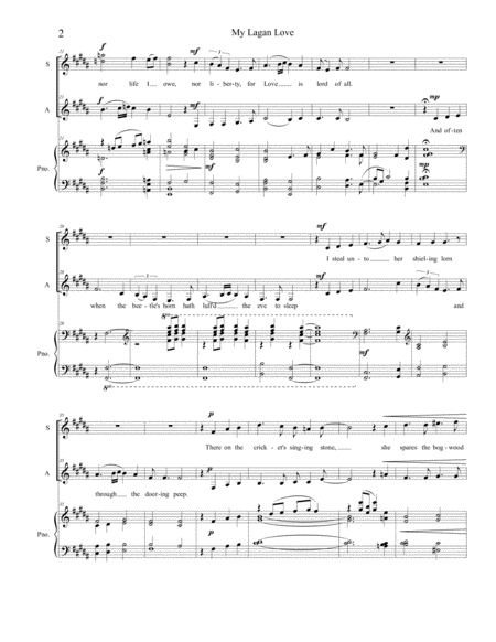 Hypnotized Feeling Of Love Piano Background For Tenor Sax And Piano Page 2