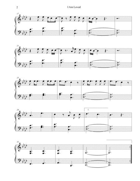 I Am Loved Mack Brock Sheet Music Easy Piano Page 2