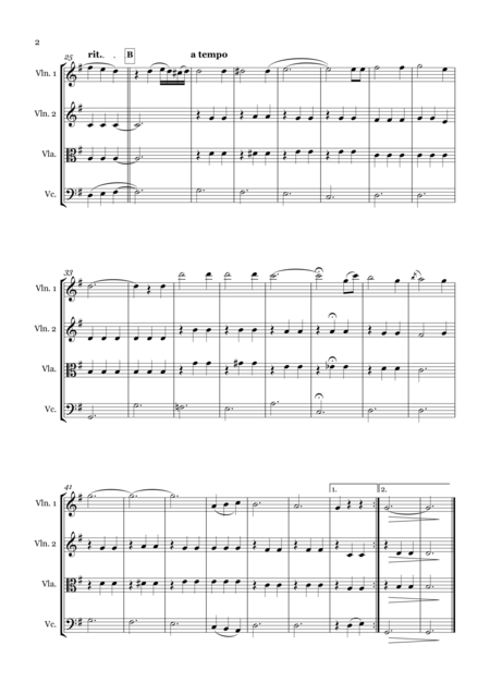 I Arise From Dreams For String Quartet Page 2