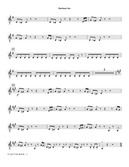 I Cant Go Back From Pretty Woman The Musical Arr Mark Brymer Baritone Sax Page 2