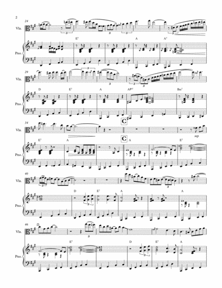 I Fall To Pieces For Viola Solo With Piano Accompaniment Patsy Cline Trisha Yearwood Page 2