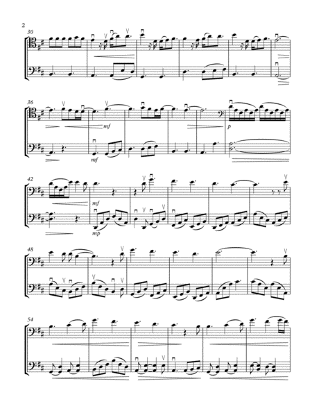 I Get To Love You Cello Duet Ruelle Arr Cellobat Page 2