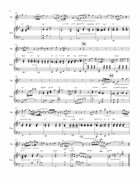 I Got It Bad And That Aint Good Violin Solo Ballad With Piano Accompaniment Duke Ellington Ella Fitzgerald Page 2