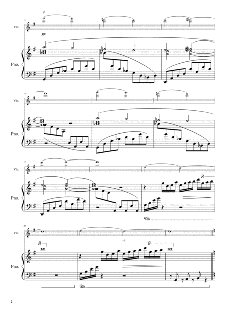 I Had A Farm In Africa Theme From Out Of Africa Violin And Piano Page 2