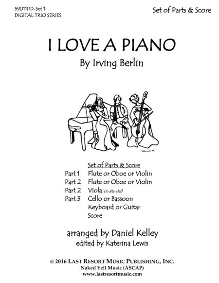 I Love A Piano For Woodwind String Or Piano Trio Page 2