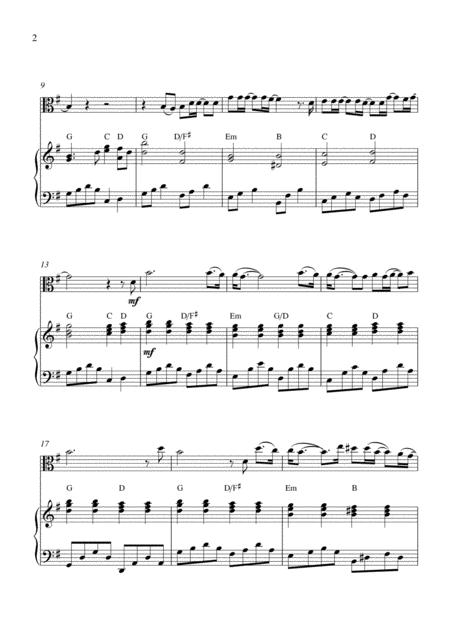 I Love You Viola Solo And Piano Accompaniment Page 2