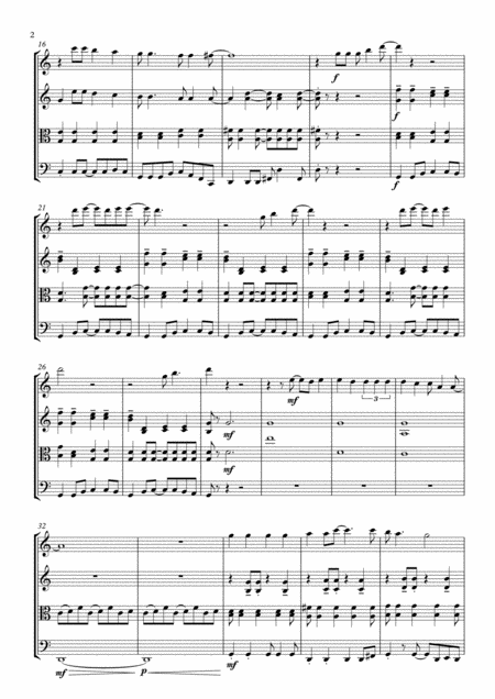 I M A Believer String Quartet Page 2