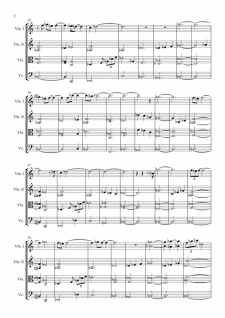 I M Kissing You String Quartet Page 2