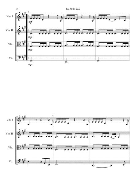 I M With You String Quartet Page 2