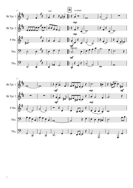 I Saw Mommy Kissing Santa Claus Tommie Connor Brass Quintet Page 2