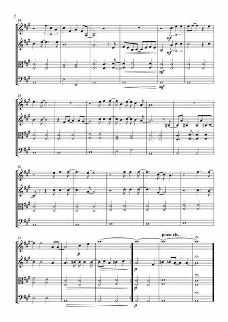 I Shall Be Released String Quartet Page 2