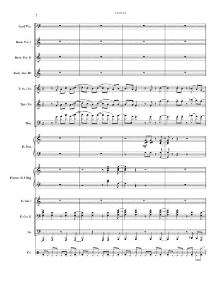 I Stand Up Chicago Full Score Set Of Parts Page 2