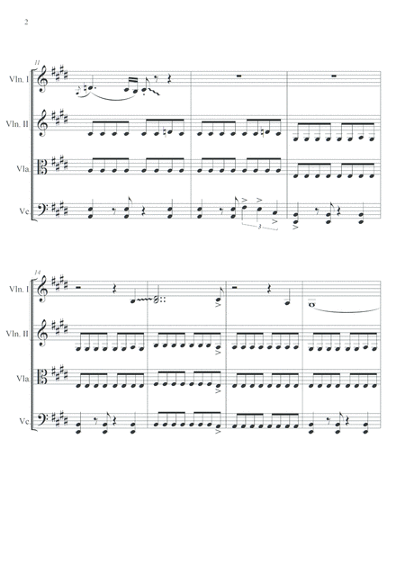 I Want To Break Free String Quartet Page 2