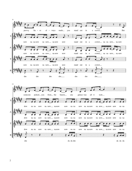 I Want You Back Satb A Cappella Page 2