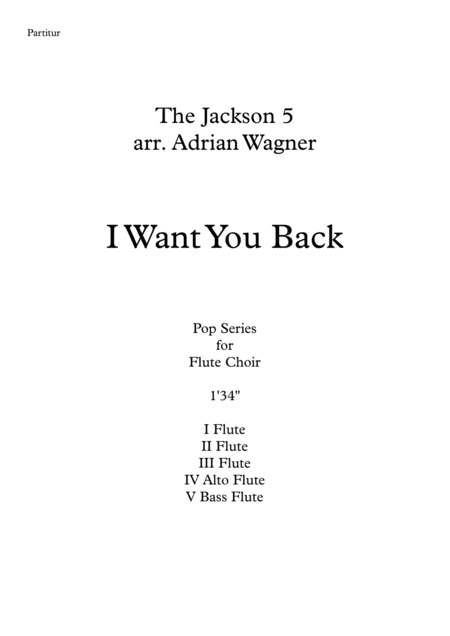 I Want You Back The Jackson 5 Flute Choir Arr Adrian Wagner Page 2