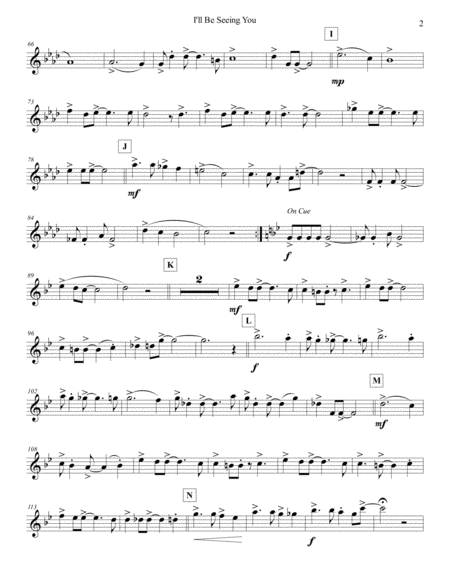 I Will Be Seeing You Alto Flute Page 2