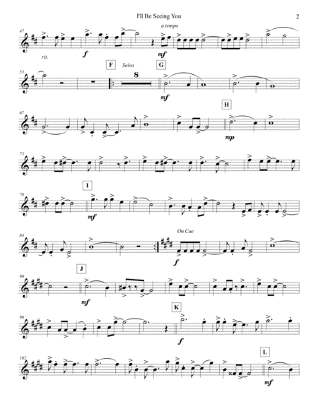 I Will Be Seeing You Violin 3 Page 2