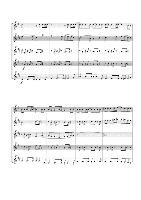 I Will Survive For Saxophone Quintet Page 2