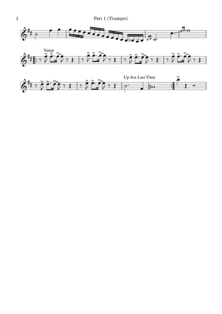 I Will Survive Wedding Band Arrangement Horns Rhythm Page 2