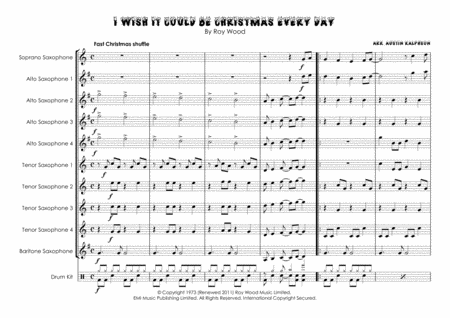 I Wish It Could Be Christmas Every Day Sax Ensemble Page 2