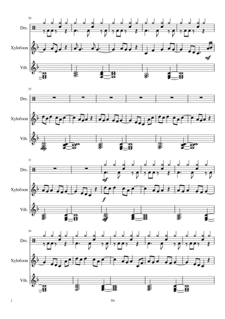 I Wonder As I Wander For Brass Quartet Page 2