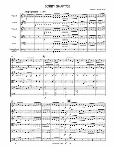 Ian Butterworth Bobby Shaftoe For String Orchestra Page 2