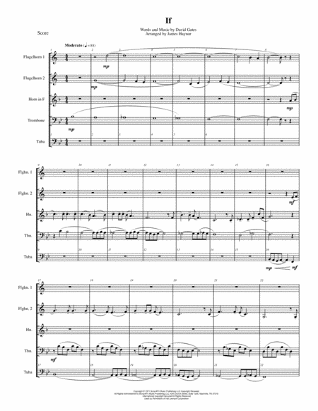 If For Brass Quintet Page 2