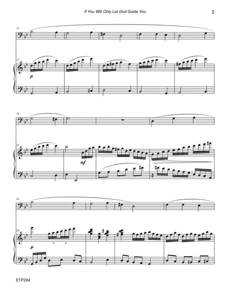 If You Will Only Let God Guide You Euphonium Solo With Advanced Piano Accompaniment Page 2