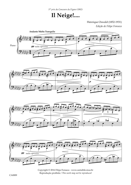 Il Neige For Piano Solo Page 2