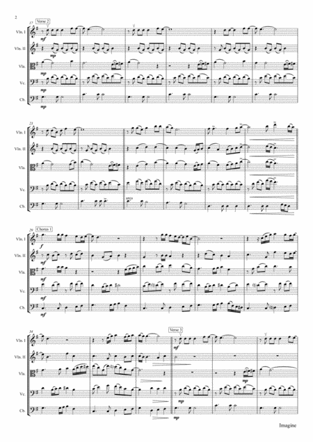 Imagine John Lennons Classic String Orchestra Page 2