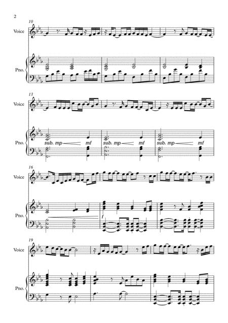 In Diesem Moment Voice No Text Piano Simple Practice Reduction Page 2