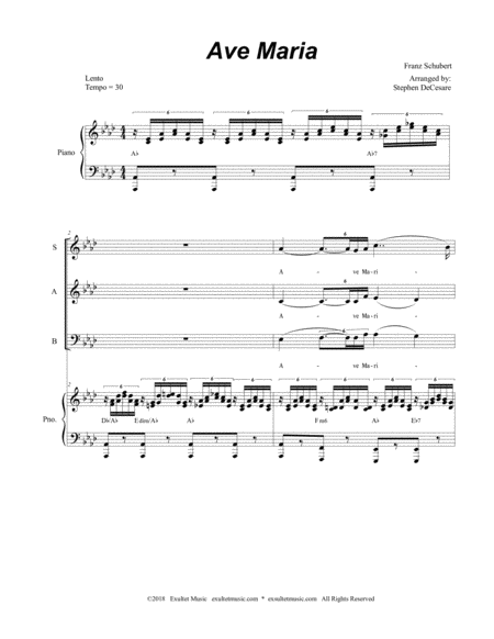 In My Distress Piano Accompaniment For Satb Choir Baritone Sax Page 2