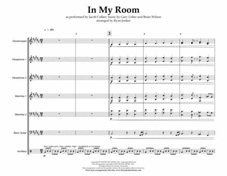 In My Room Jacob Collier For Percussion Ensemble Page 2