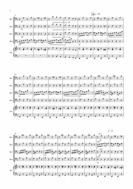 In The Hall Of The Mountain King For Double Bass Quartet Page 2