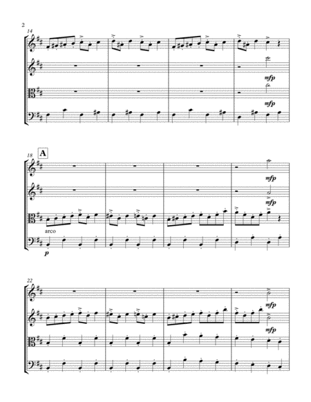 In The Hall Of The Mountain King String Quartet Page 2