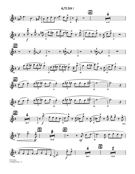 In Walked Bud Arr Mark Taylor Alto Sax 1 Page 2