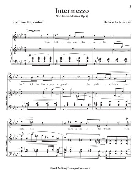 Intermezzo Op 39 No 2 A Flat Major Page 2