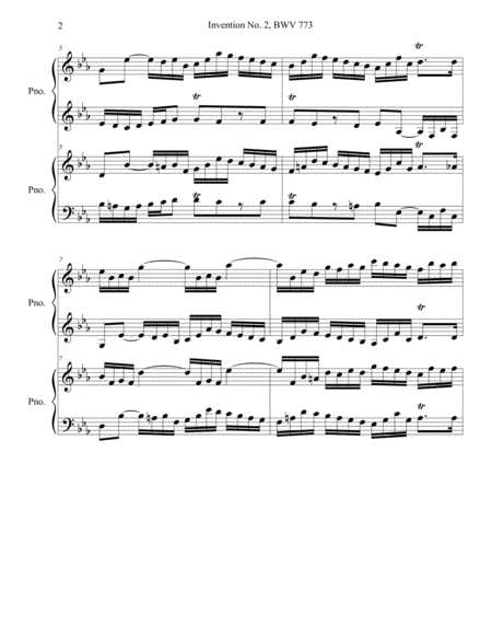 Invention No 2 Bwv 773 Page 2