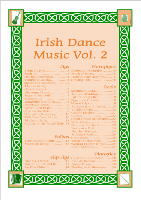 Irish Dance Music Vol 2 For Mandolin Tab Gdae 50 Jigs Reels Hornpipes And More Page 2