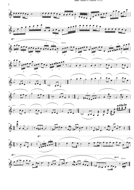 Isles Violin I Part Page 2