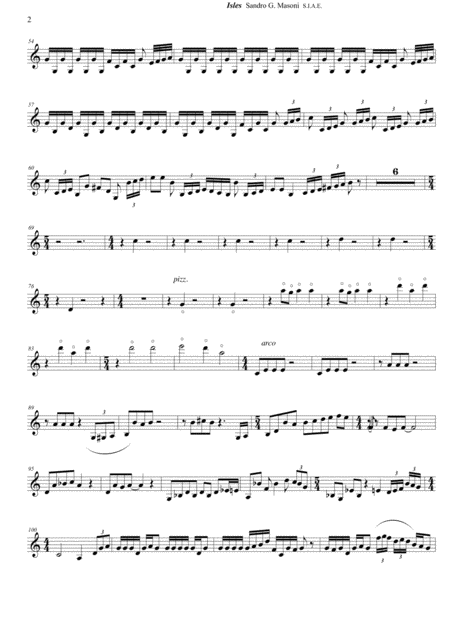 Isles Violin Ii Part Page 2