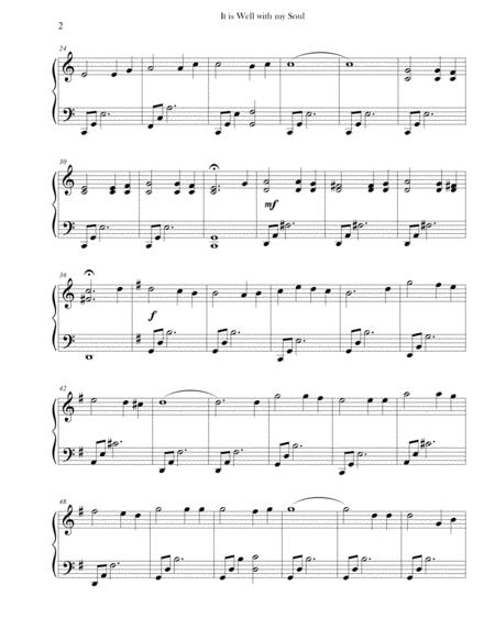 It Is Well With My Soul Early Intermediate Piano Page 2