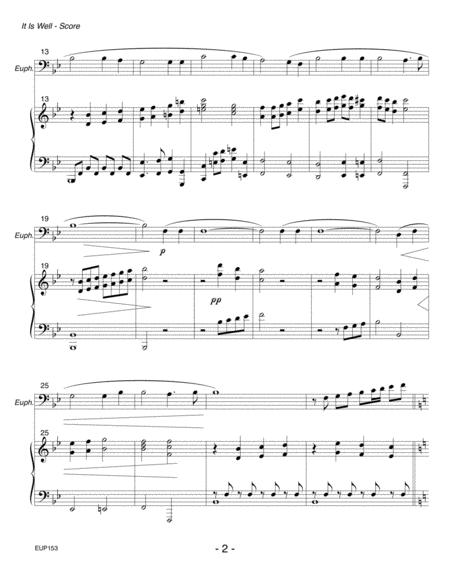 It Is Well With My Soul Euphonium Trombone Solo With Piano Accompaniment Page 2