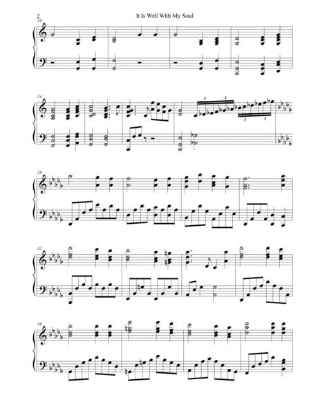 It Is Well With My Soul Sheet Music Advanced Page 2
