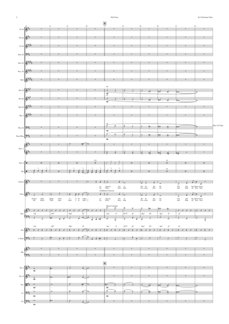 Its Christmas Time All Over The World Male Vocal With Pops Orchestra And Optional Childrens Chorus Key Of D Page 2