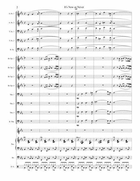 Its Now Or Never Stage Band Aattb 8 Brass 3 Rhythm Vocal Page 2
