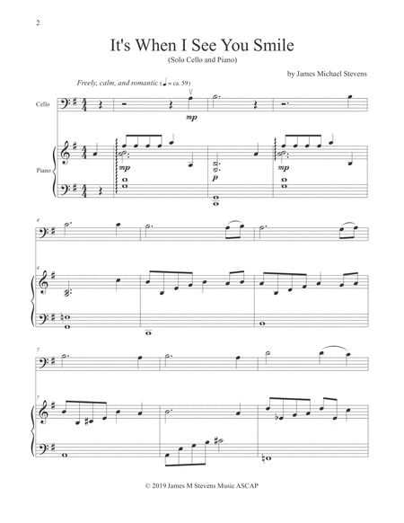 Its When I See You Smile Cello Piano Page 2