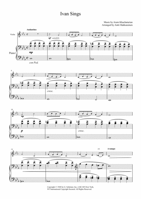 Ivan Sings Violin Piano Page 2