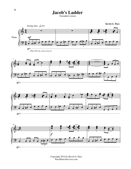 Jacobs Ladder Boogie Extended Version Original Piano Solo Page 2