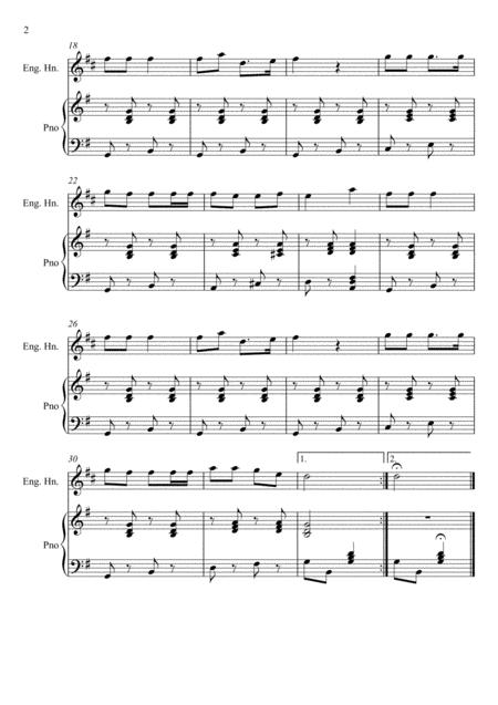 James Lord Pierpont Jingle Bells English Horn Solo Page 2